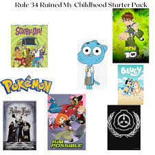 Rule34 Ruined My Childhood Starterpack : r/starterpacks