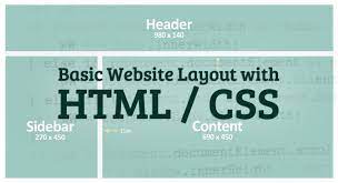 create basic layout with html