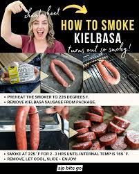 traeger smoked kielbasa sausage recipe