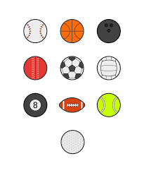 Download icon font or svg. Sport Balls Iconstore