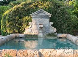 Antique Limestone Wall Fountains