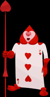 playing card guard alice in wonderland