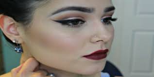 apply makeup around your nose piercing