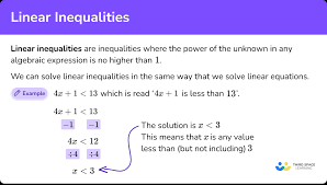 Linear Inequalities Gcse Maths