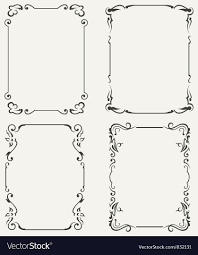 blank frames royalty free vector image