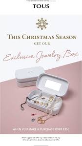 take an exclusive gift jewelry box home