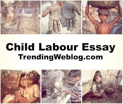child labour essay in english for