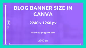 canva size guide blogging guide