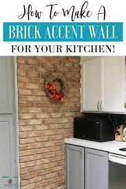 A Brick Accent Wall For Your Kitchen