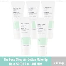 face air cotton make up base spf30