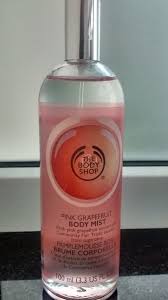body pink gfruit body mist review