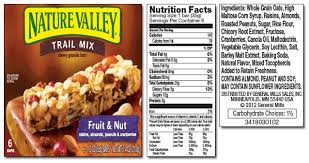 nature valley trail mix fruit nut