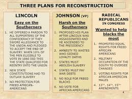 1 Reconstruction Defined Three Plans For Reconstruction