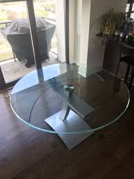 Roche Bobois Circular Glass Extendable