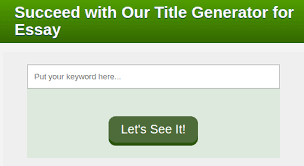 Random essay topics generator   Buy Original Essays online                                                      good essay title generator logos