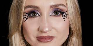 quick easy spider web eyeliner makeup