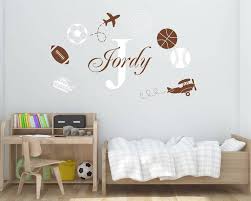 Sports With Boys Name Decal