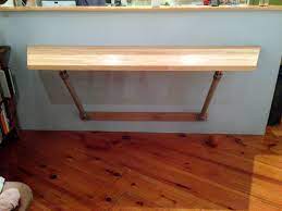 Wall Mounted Butchers Block Table