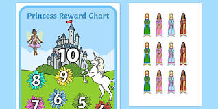 My Princess Castle Reward Chart Reward Chart School