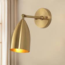 brass gold wall sconce 4 7 5 12 w