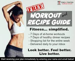 Day Workout Healthy Recipe Plan