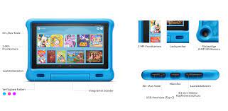 Use of fire kids tablet is subject to the terms found here. Fire Hd 10 Kids Edition Tablet 32 Gb Blaue Kindgerechte Hulle Mit Poptime Bluetooth Headset Altersklasse 8 15 Jahre Amazon De Amazon Devices