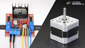 control stepper motor with l298n motor