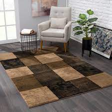 rug branch mone collection modern abstract doormat area rug entrance floor mat 2x3 feet 2 3 inch x 3 brown size 2 3 x 3