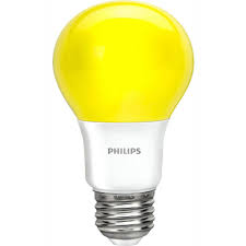 Philips 60 Watt Equivalent A19 Non Dimmable Yellow Led Bug Light Bulb