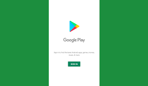 how to sign in google play step