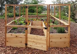 8x12 Raised Garden Bed With Deer Fence