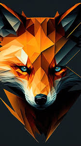fox digital art 4k wallpaper iphone hd