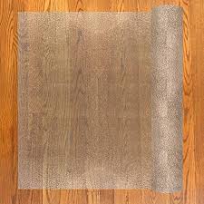 Easily cut this plastic mat with scissors or a utility knife to fit your needs. Amazon Com Resilia Deluxe Clear Vinyl Plastic Floor Runner Protector For Hardwood Floors Skid Resistant Textured Pattern 27 Inches Wide X 6 Feet Long Kitchen Dining