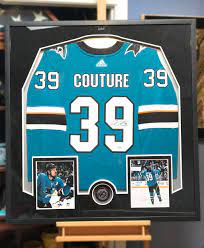 hockey jersey framing jacquez art