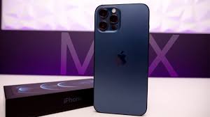 Потрясающее качество снимков при слабом освещении благодаря лучшей на iphone системе камер pro. Pacific Blue Iphone 12 Pro Max Unboxing Size Comparison Youtube