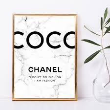 Coco Chanel Printable Wall Art Fashion