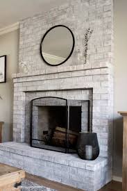 Whitewashed Fireplace Designs