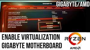 enable virtualization gigabyte bios