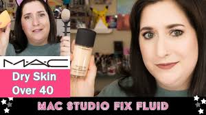 mac studio fix fluid review dry skin