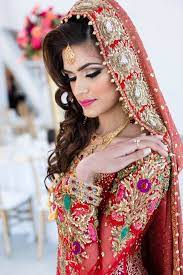 photo of bridal makeup and hairstyle