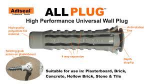 wall plugs for plasterboard drywall