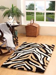 zebra pattern polyester carpet