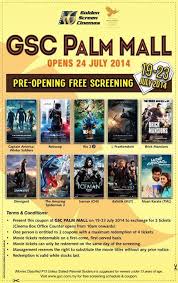 Hi itravel0ne we are delighted that you had made dear tomkat8182, we thank you for your feedback of which the content noted with regret. Gsc Palm Mall Seremban Opens 19 July News Features Cinema Online