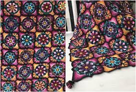 Stained Glass Flowers Afghan Free
