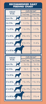 Blue Wilderness Puppy Feeding Chart Best Picture Of Chart