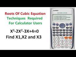 How To Solve Cubic Equation By Casio