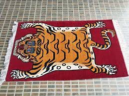 hand knotted tibetan tiger rug ebay