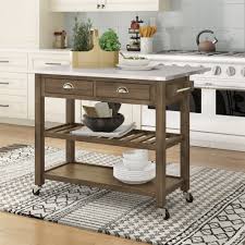 When redesigning a kitchen the center focal point should be ideas for a kitchen island. Medium Wood Kitchen Islands Carts You Ll Love In 2021 Wayfair