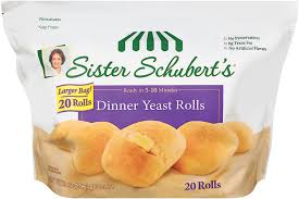 dinner yeast rolls 20 count sister