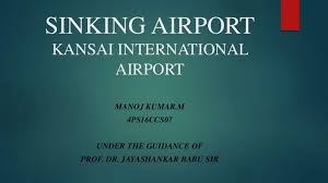 sinking airport kansai international